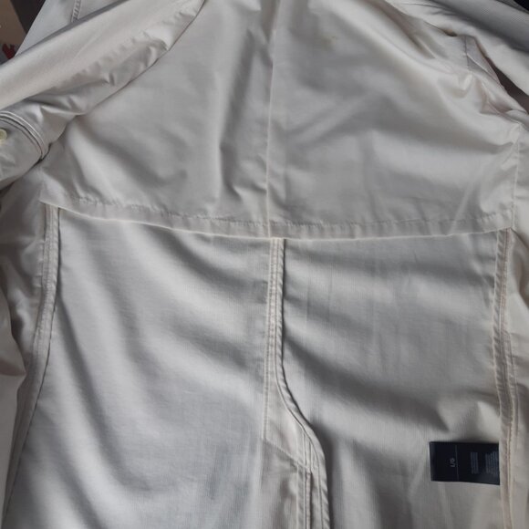 Alfani SZ L Cream Men's Sport Jacket Unstructured 100% Cotton - Picture 8 of 16